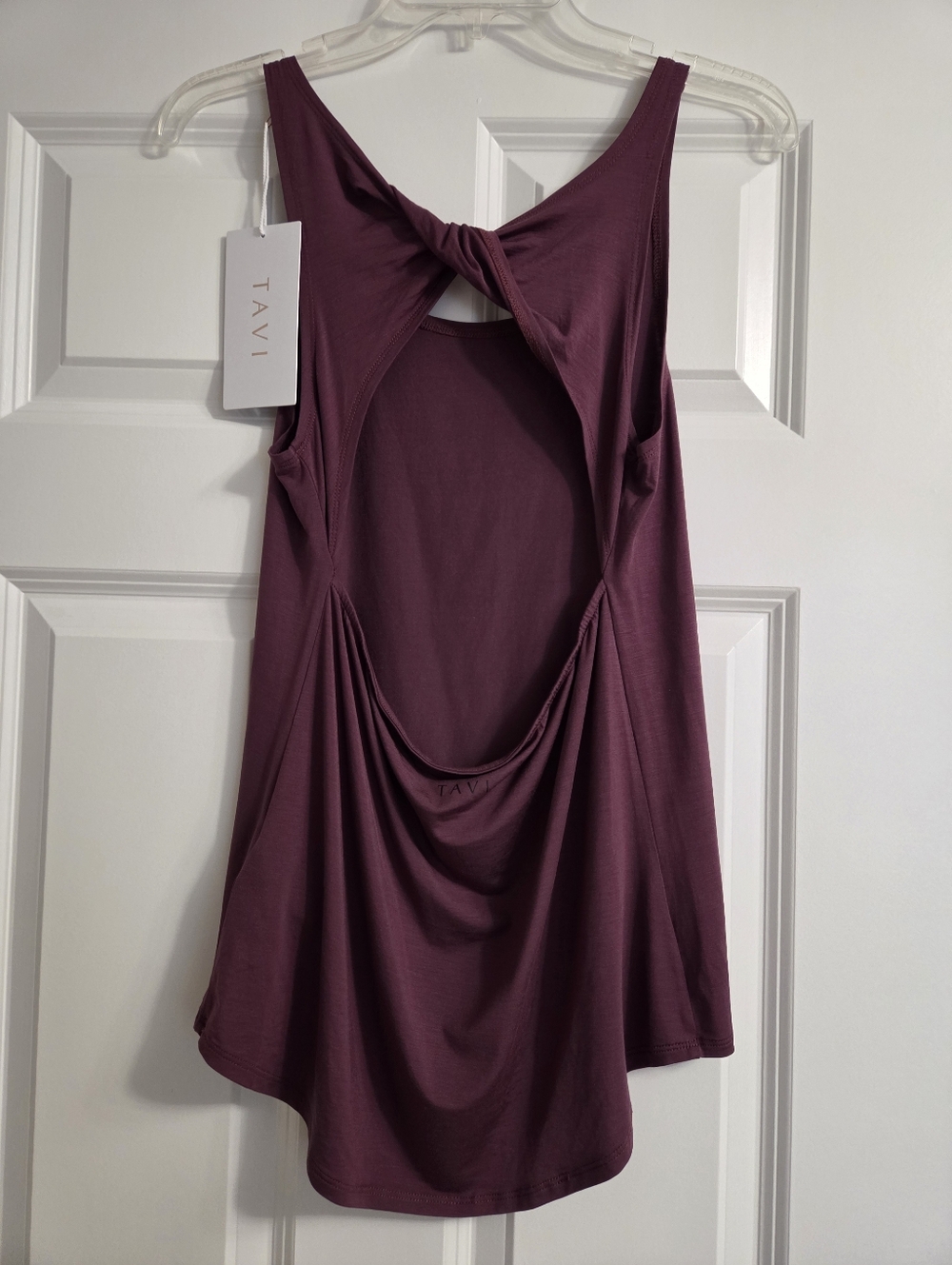 Tavi Sleeveless Twist-Back Tank Top - Picture 3 of 3